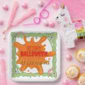 Minder slijmerige Halloween Paper Bord (Feest)