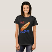 Minder Spijt Meer Baguettes Grappige Baguette Lief T-shirt (Voorkant volledig)