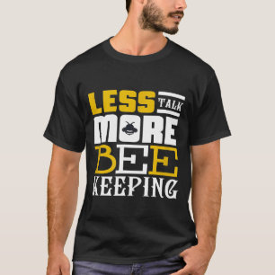 Minder spreken meer bijenhouderij t-shirt