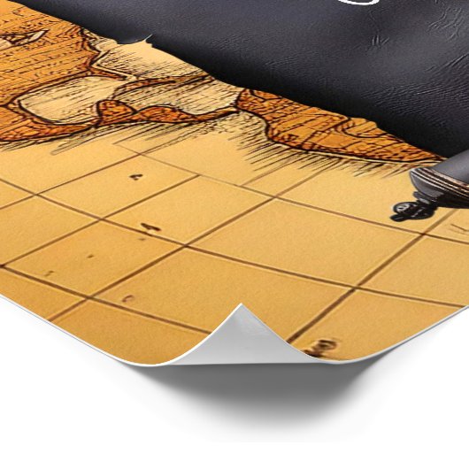 MINDER SPREKEN MEER LUISTEREN (Matte) Poster (Hoek)