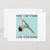 Minder stress bij het rekken briefkaart (Voorkant / Achterkant)