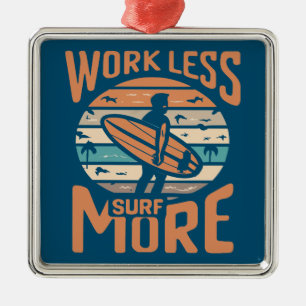 Minder Surf werken meer Metalen Ornament