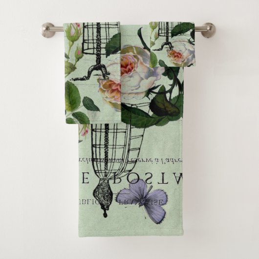 minder vintage french rose butterfly paris (En situation)