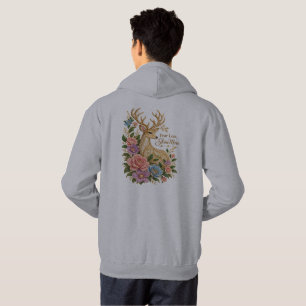 Minder Vrees, Meer Glans: Sierbloemend Herten Hoodie