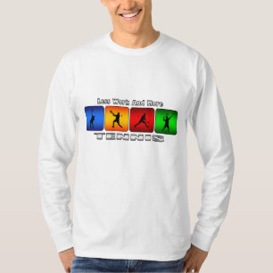 Minder werk en meer tenen (mannen) t-shirt