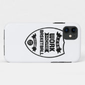 Minder werk meer basketbal Case-Mate iPhone case (Achterkant (horizontaal))
