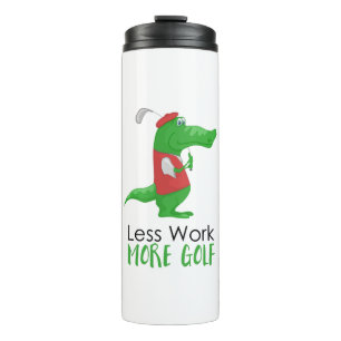 Minder werk meer Golf Funny Gator Thermosbeker