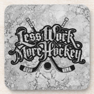 Minder werk meer hockey onderzetter