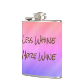 Minder wijn meer wijn. *Funny Gift* Heupfles (Links)