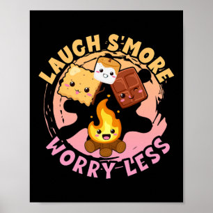 Minder zorgen en meer lachen Weekend Kamping Kinde Poster