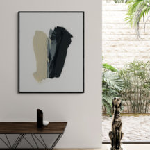 Mindful 2 minimalistische Abstracte muurkunst prin