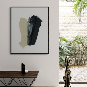 Mindful 2 minimalistische Abstracte muurkunst prin Poster