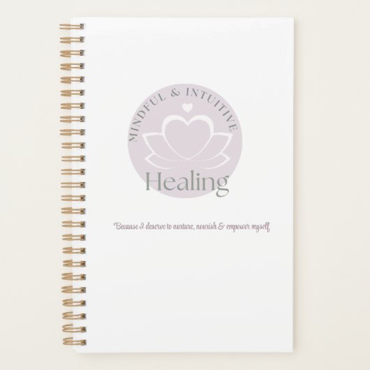 Mindful & Intuïtieve Healing - Action Step Planner (Voorkant)