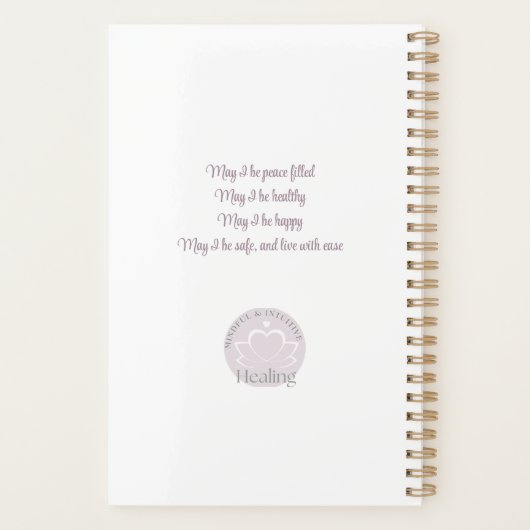 Mindful & Intuïtieve Healing - Action Step Planner (Achterkant)