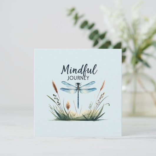 Mindful Journey - Dragonfly Natuur (Staand voorkant)