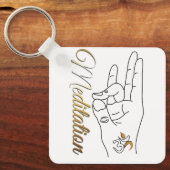 Mindful Meditation Sleutelhanger (Voorkant)