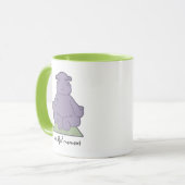 Mindful Moment Hippo Ringer Mok (Voorkant links)