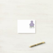 Mindful Moment Hippo Sticky Notes (Op bureau)