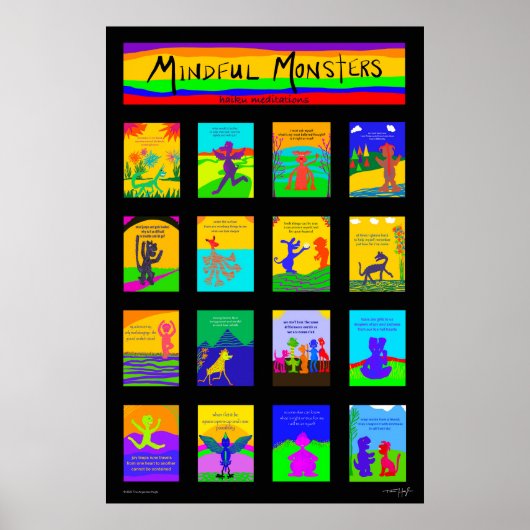 Mindful Monsters Poster (Voorkant)