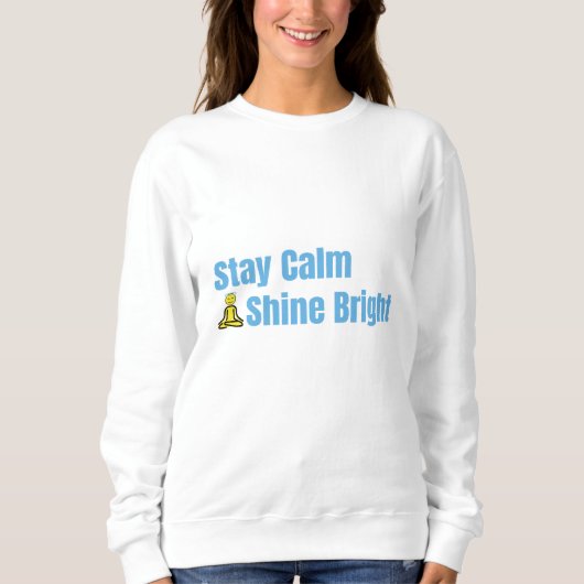 Mindful & Motivatie Fleece Pullover (Voorkant)