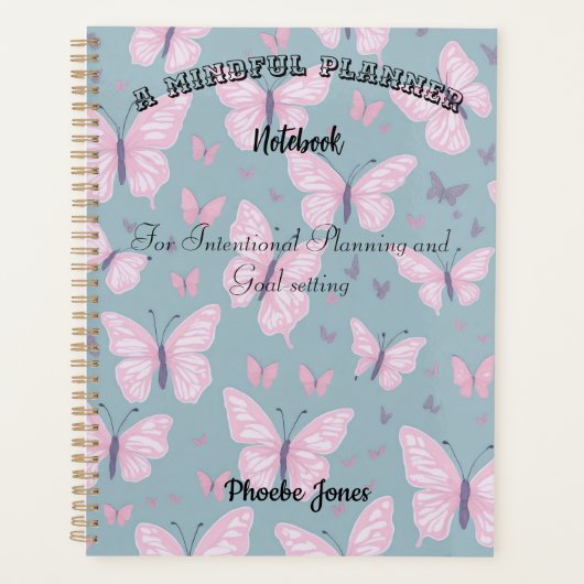 Mindful Planner voor Opzettelijke Planning en Goal (Voorkant)