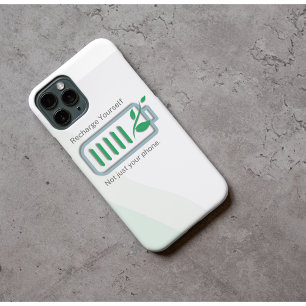 Mindful Recharge: Telefoonhoesje voor zelfzorg Case-Mate iPhone 14 Hoesje