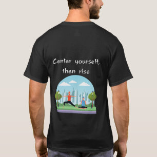 Mindful Warrior Yoga ZWART T-shirt