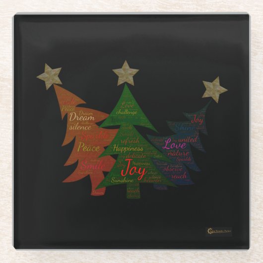 Mindful Word Art - Onderzetters (Voorkant)