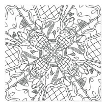 Mindful Zomer: Creatieve en Speelse Kleurplaten