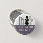 MindfulBoston's Meditation Toolbox Badge (Devant & derrière)