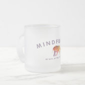 Mindfulist tasse en verre givré de 10 onces (Devant gauche)