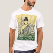 Mindfulness en Vrede Illustratie T-shirt (Voorkant)