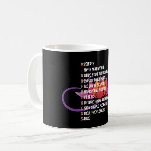 Mindfulness Expressions de Mug Cadeau pour chaque  (Devant gauche)