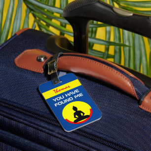 Mindfulness & Gepersonaliseerde Tas Aandacht Label Bagagelabel