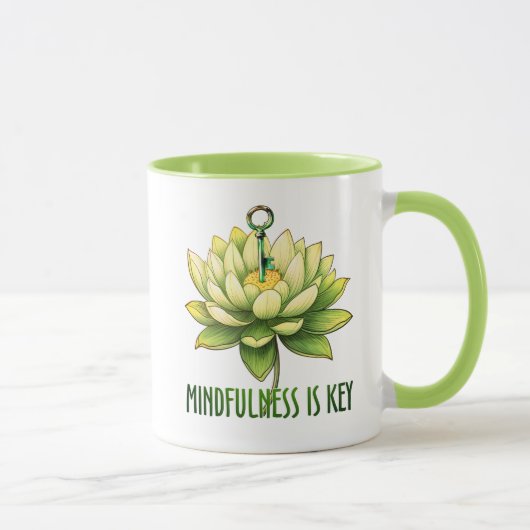 Mindfulness is de sleutel mok (Rechts)