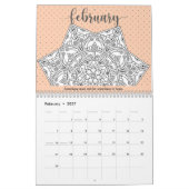 Mindfulness Mandala 2024 Kleuren Kalender (Feb 2027)