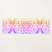 Mindfulness Mandala Design Yoga Mat (Voorkant (horizontaal))
