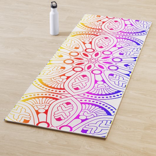 Mindfulness Mandala Design Yoga Mat (In situ)