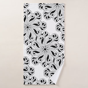 Mindfulness Mandala Design Yoga Serviette de bain