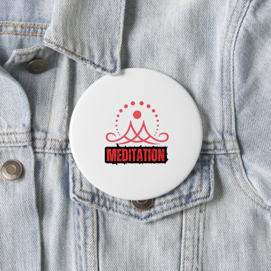 Mindfulness Meditation Ronde Button 4,0 Cm (In situ)