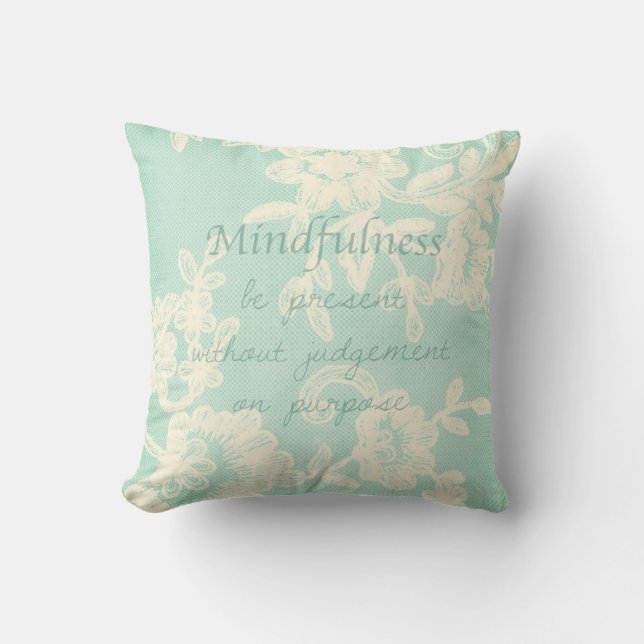 Mindfulness Pillow Kussen (Voorkant)