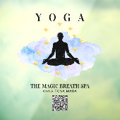 ** Mindfulness Reiki Man Yoga Gold Meditation Raamsticker (Vel 3)