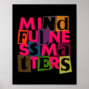 Mindfulness S Sticker Poster