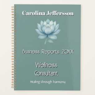 Mindfulness Wellness Consultant Zen Lotus Blauwgro Planner