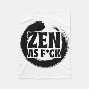 Mindfulness Zen Als Fck Innerlijke Vrede Meditatie Fleece Deken