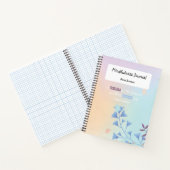 Mindfult Journal Monogramme Citation Inspirationne (Intérieur)