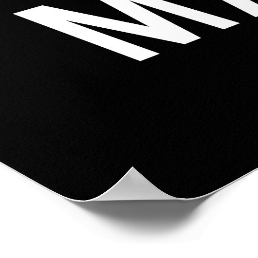 Mindheid over materie poster (Hoek)