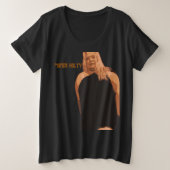 Mindi Kilty Grote Maat T-shirt (Design voorkant)