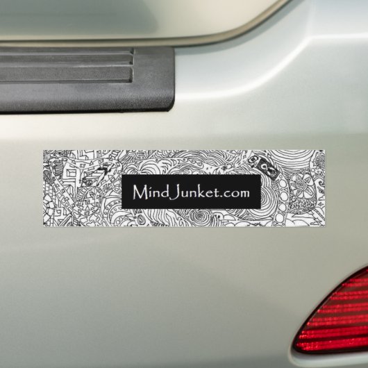 MindJunket.com Bumpersticker (Op auto)
