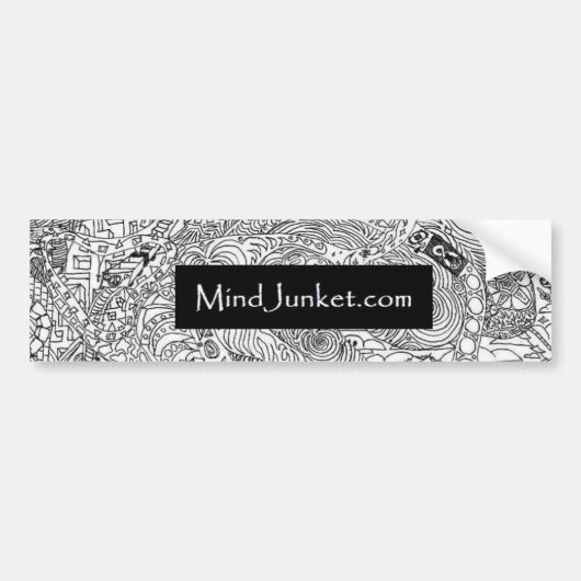 MindJunket.com Bumpersticker (Voorkant)